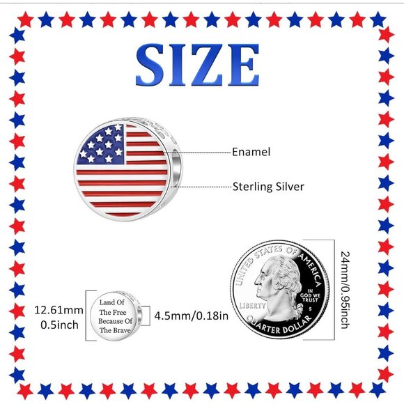 Christmas Charms Fit Pandora, 925 Sterling Silver Enamel Bracelet - Picture 3 of 7